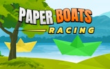 Paper Boats Racing: Top-Down Arcade Game