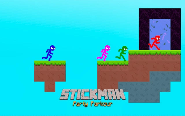 Stickman Party Parkour - Multiplayer Obstacle Challenge