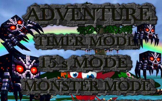 Monster Craft 4 Games: Halloween Blocky Spider