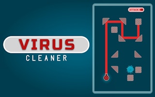 Virus Cleaner Laser Puzzle Game