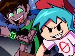 FNF Corrupted Omniverse vs Pibby Ben 10 Online Rhythm Game