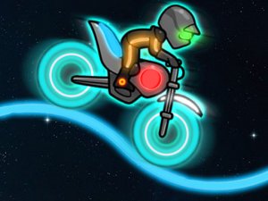 Neon Motocross Bike Game Arcade Game