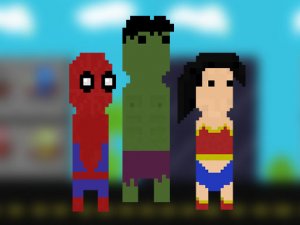 Super Heroes Runner Online Arcade Game