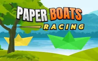 Paper Boats Racing: Top-Down Arcade Game