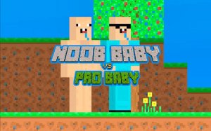 Noob Baby vs Pro Baby Adventure Online Game