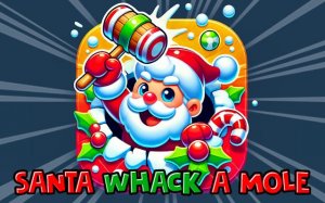 Santa Defeat a Mole: Christmas Arcade Online Game