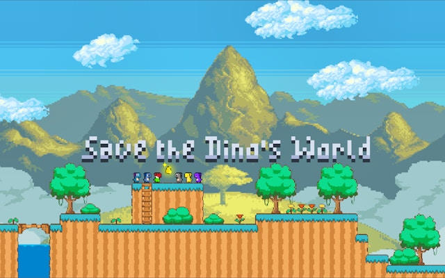 Save the Dino's World - 2D Platform Adventure