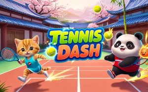 Tennis Dash: Cat Tennis Reflex Online Game