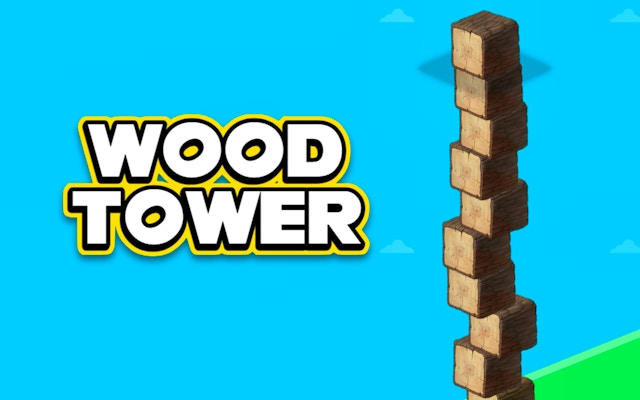 Wood Tower: Block Stacking Challenge